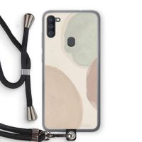 Geo #8: Samsung Galaxy A11 Transparant Hoesje met koord
