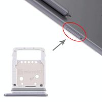 SIM-kaartlade + Micro SD-kaartlade voor Samsung Galaxy Tab S6 SM-T860 (Zilver)