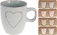 Beker150ml met hartje Set 2 stuks