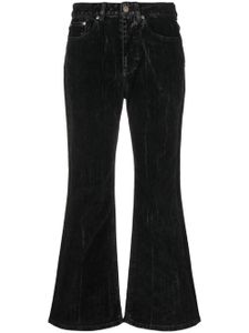 Stella McCartney jean évasé à coupe courte - Noir