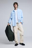 broek met dubbele tailleband en scheuren - WHITE - 36