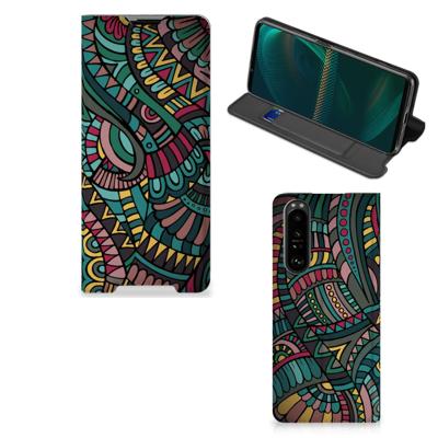 Sony Xperia 5 III | Hoesje met Magneet | Aztec