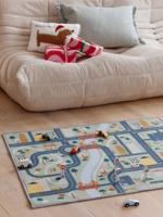 Tapijt racebaan met houten benodigdheden / toebehoren FSC® groen