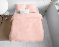 Primaviera Deluxe Uni Satijn Dekbedovertrek Roze 200 x 200/220 cm