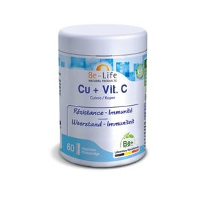 Be-Life Cu + Vitamine C (60 Softgels)