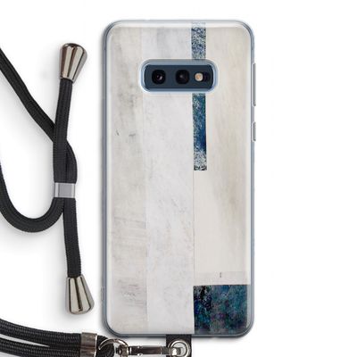Meet you there: Samsung Galaxy S10e Transparant Hoesje met koord