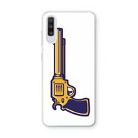 Pew Pew Pew: Samsung Galaxy A70 Transparant Hoesje
