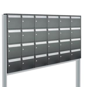 Allux Flow Set 6-Breed, 4-Hoog Op Statief Antraciet - 40040065_6x4s
