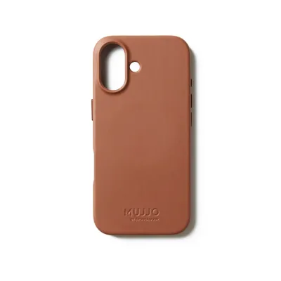 Mujjo Volledig lederen hoesje iPhone 17 - Tan