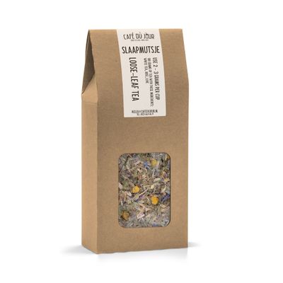 Slaapmutsje - kruiden thee 100 gram - Café du Jour losse thee Slaapmutsje - kruiden thee 100 gram - Café du Jour losse thee