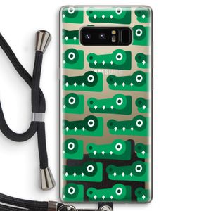 Crocs: Samsung Galaxy Note 8 Transparant Hoesje met koord