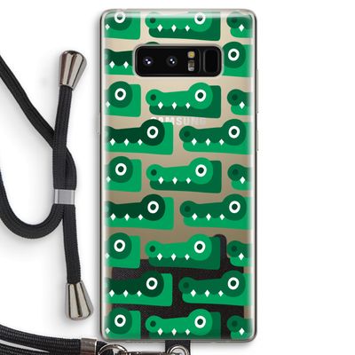 Crocs: Samsung Galaxy Note 8 Transparant Hoesje met koord