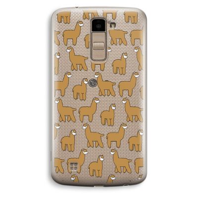 Alpacas: LG K10 (2016) Transparant Hoesje