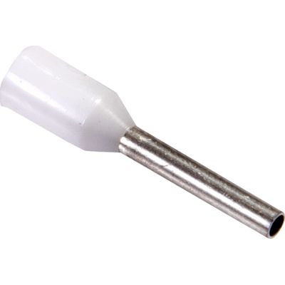 Adereindhulzen geisoleerd 0.5mm 14/8 mm wit 500 stuks