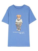 POLO RALPH LAUREN KIDS t-shirt à imprimé Polo Bear - Bleu