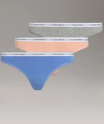 Calvin Klein strings 3-pack - Calvin klein ondergoed dames - Multipack katoenen dames strings - Voordeelverpakking - Sale