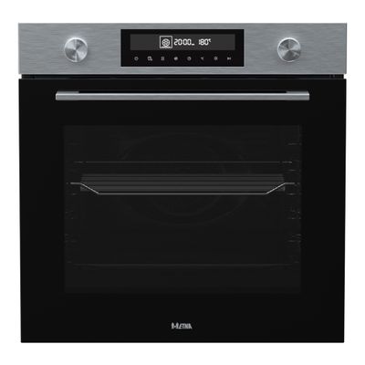 EtnaOM470RVS Inbouw oven Zwart