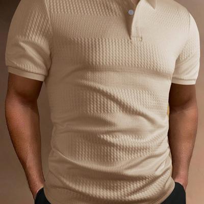 Bon&Bon Homme Poloshirt voor Heren - Kaki Effen - Korte Mouwen Kaki / XL