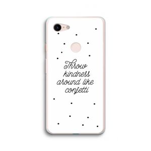 Confetti: Google Pixel 3 XL Transparant Hoesje