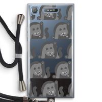 Cats: Sony Xperia XZ1 Transparant Hoesje met koord