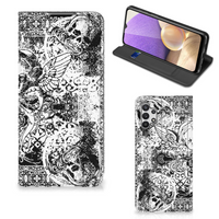 Mobiel BookCase Samsung Galaxy A32 5G Skulls Angel