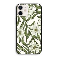 Wit bloemenpatroon: iPhone 12 Biologisch afbreekbaar hoesje