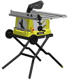 Ryobi RTS1800EF-G 1800w tafelzaagmachine met inklapbaar onderstel - 5133002025