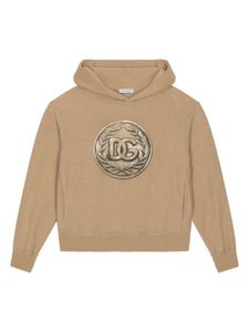 Dolce & Gabbana Kids hoodie en coton à imprimé - Tons neutres