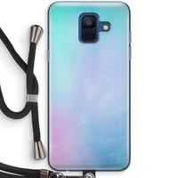 mist pastel: Samsung Galaxy A6 (2018) Transparant Hoesje met koord