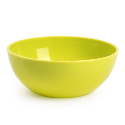 Kommetjes/schaaltjes - dessert/ontbijt - kunststof - D12 x H5 cm - groen