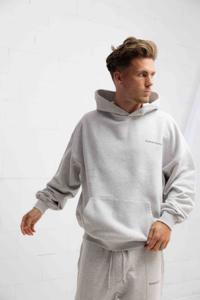 Fearless Blood Logo Hoodie Heren Grijs - Maat XS - Kleur: Grijs | Soccerfanshop