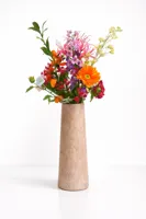 Zijden boeket - Vibrant Coral