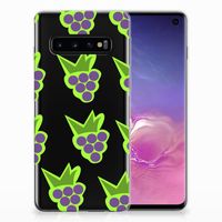 Samsung Galaxy S10 Siliconen Case Druiven