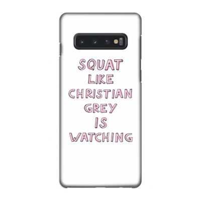 Christian Grey: Samsung Galaxy S10 4G Volledig Geprint Hoesje