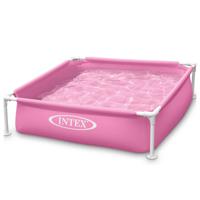 Intex Kinderzwembad met frame roze - thumbnail