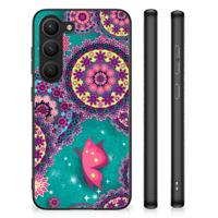 Samsung Galaxy S23 Leuk Telefoonhoesje Cirkels en Vlinders