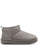 UGG bottines Classic Ultra Mini en daim - Gris - thumbnail