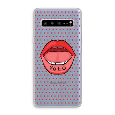 Yolo Denise: Samsung Galaxy S10 5G Transparant Hoesje