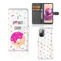 Xiaomi Redmi Note 10/10T 5G | Poco M3 Pro Book Cover Donut Roze - thumbnail