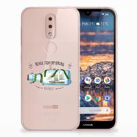 Nokia 4.2 Telefoonhoesje met Naam Boho Bottle
