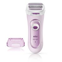 Braun Silk-épil Lady Shaver 5-360 Roze - 3in1 Elek Scheerapparaat, Trimmer En Scrubsysteem Met Snoer - thumbnail