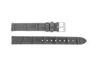 Lacoste horlogeband 2000514 / LC-05-3-14-0167 Leder Grijs 13mm + standaard stiksel