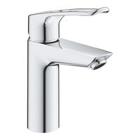 GROHE Eurosmart waterbesparende opbouw wastafelmengkraan M-size met metalen open hendel chroom 23981003 - thumbnail