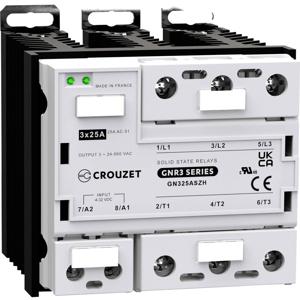 Crouzet Halfgeleiderrelais GNR25DCZH 25 A Schakelspanning (max.): 660 V/AC Speciale nuldoorgang 1 stuk(s)