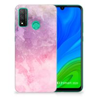 Hoesje maken Huawei P Smart 2020 Pink Purple Paint - thumbnail