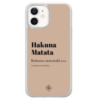 iPhone 12 mini hybride hoesje - Hakuna matata - thumbnail