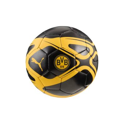 PUMA Borussia Dortmund Culture Mini Voetbal Maat 1 Zwart Geel