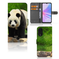OPPO A78 5G | A58 5G Telefoonhoesje met Pasjes Panda