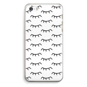 Wimpers: iPhone 5 / 5S / SE Transparant Hoesje