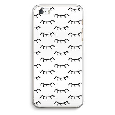 Wimpers: iPhone 5 / 5S / SE Transparant Hoesje